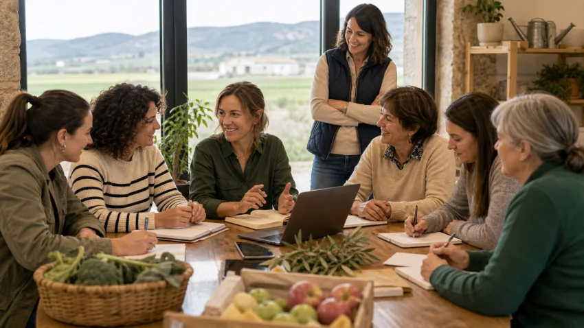 Mujeres rurales y formación de AFAMMER